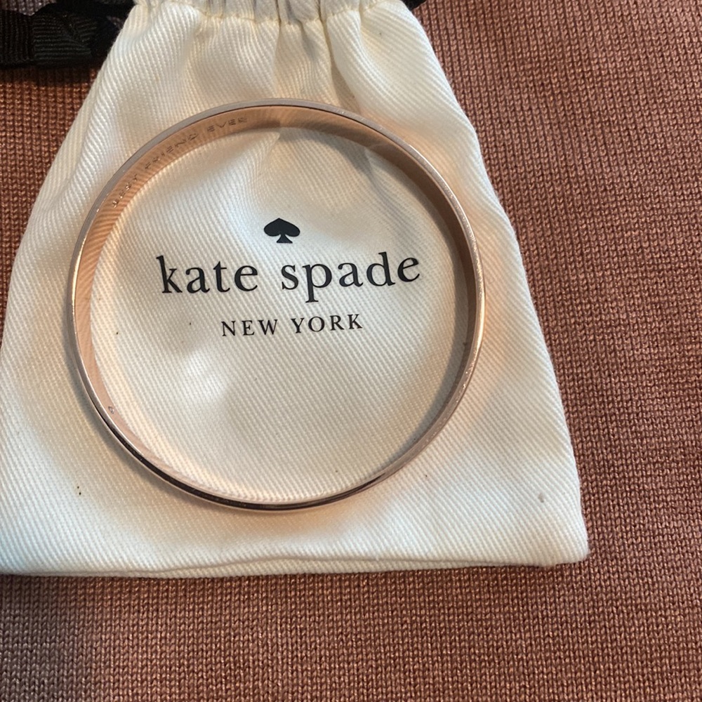Kate spade set jeweler's bracelet, earrings and necklace gold rose - Picture 5 of 6